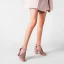 Vintage / Retro Black Pierced Womens Sandals 2022 Street Wear X-Strap 7 cm Thick Heels Open / Peep Toe Sandals High Heels