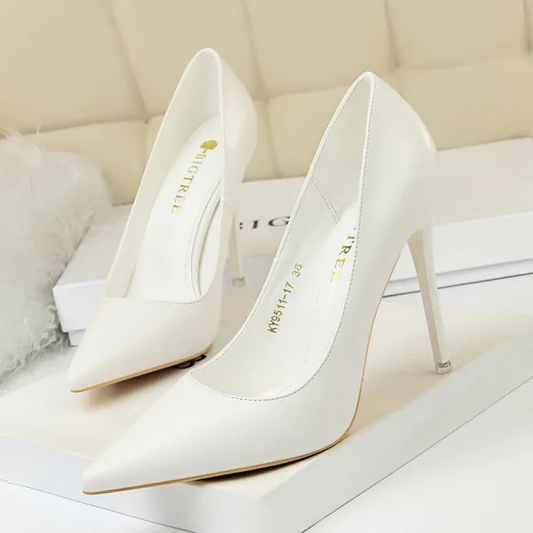 Fashion Blushing Pink Evening Party Pumps High Heels 2022 10 cm Stiletto Heels Pointed Toe Pumps