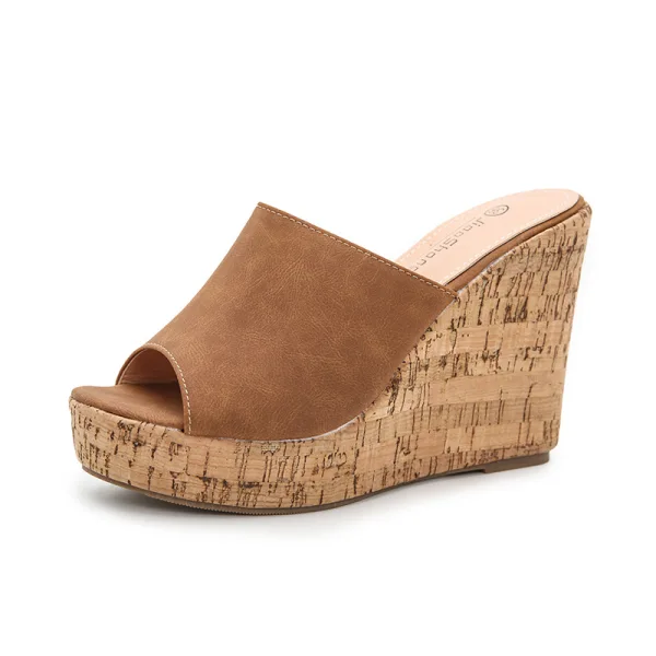 Chic / Beautiful Black Street Wear Womens Sandals 2022 11 cm Wedges Pointed Toe Sandals High Heels