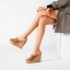 Chic / Beautiful Black Street Wear Womens Sandals 2022 11 cm Wedges Pointed Toe Sandals High Heels