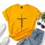 Casual Summer White Loose Cotton T-shirt 2021 Scoop Neck Short Sleeve Women's Tops