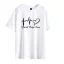 Casual Summer Loose Letter Graphic White T-Shirts 2021 Cotton Scoop Neck Short Sleeve Women's Tops T-shirt