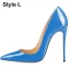 Eenvoudige Zwarte Kantoor OL Pumps 2020 Lakleer 12 cm Naaldhakken / Stiletto Spitse Neus Pumps