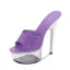 Sexy Black Rave Club Womens Sandals 2020 Patent Leather 15 cm Stiletto Heels Open / Peep Toe Sandals