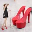 Transparent Blanche Club de carnaval Sandales Femme 2020 17 cm Talons Aiguilles Peep Toes / Bout Ouvert Sandales