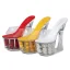 Chic / Belle Blanche Jardin / Extérieur Cristal Sandales Femme 2020 17 cm Talons Épais Peep Toes / Bout Ouvert Sandales