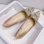 Scintillantes Champagne Soirée Perle Faux Diamant Escarpins 2021 Cuir Paillettes 8 cm Talons Aiguilles À Bout Pointu Escarpins Talons Hauts