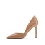 Modest / Simple Office OL Brown Womens Shoes 2020 Patent Leather 10 cm Stiletto Heels Pointed Toe Heels