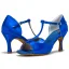 Chic / Beautiful White Prom Latin Dance Shoes 2021 T-Strap 7 cm Stiletto Heels Pointed Toe Womens Sandals High Heels