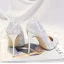 Scintillantes Doré Chaussure De Mariée 2018 Paillettes 10 cm Talons Aiguilles À Bout Pointu Mariage Escarpins