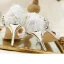 Luxury / Gorgeous White Wedding Beading Crystal Flower Rhinestone Wedding Shoes 2018