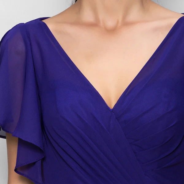 Modest / Simple Burgundy Mother Of The Bride Dresses 2020 A-Line / Princess Floor-Length / Long Short Sleeve V-Neck Puffy Tulle Wedding Evening Party Modest / Simple Burgundy Mother Of The Bride Dresses 2020 A-Line / Princess Floor-Length / Long Short Sleeve V-Neck Puffy Tulle Wedding Evening Party