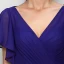 Simple Bordeaux Robe De Mère De Mariée 2020 Princesse Longue Manches Courtes V-Cou Gonflée Tulle Mariage Soirée Robe Pour Mariage