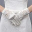 Unique Ivoire Champagne Mariage 2018 Lacer Charmeuse Perlage Paillettes Gants Mariage