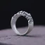 Vintage Silver Handgjort Grafisk Tro Ringa Saterling Silver Karnevalsklubb Ringar 2019 Tillbehör