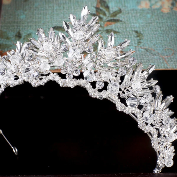 Chic / Beautiful 2017 Silver Rhinestone Metal Wedding Headpieces Bridal Jewelry
