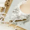 Luxury / Gorgeous White Wedding Beading Crystal Flower Rhinestone Wedding Shoes 2018