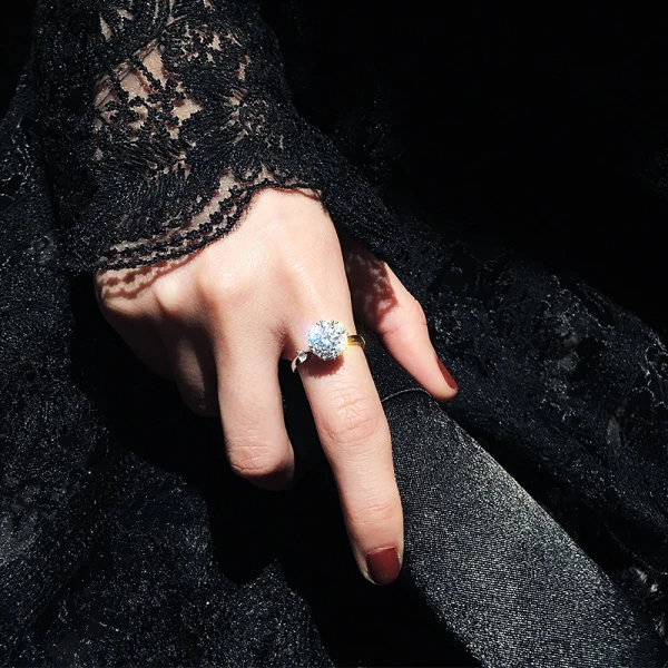 Luxe Argenté Faux Diamant Métal Bague Concours de beauté Anneaux 2019 Accessorize