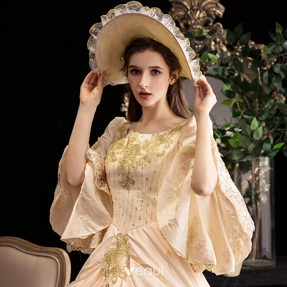 Luxury Vintage Ball Gown Long Dress Medieval Dress Renaissance