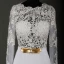 Amazing / Unique Ivory Court Train Wedding 2018 Trumpet / Mermaid Charmeuse Lace-up Appliques Backless Beading Pierced Sequins Wedding Dresses