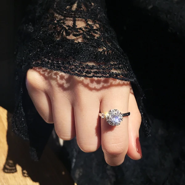 Luxe Argenté Faux Diamant Métal Bague Concours de beauté Anneaux 2019 Accessorize