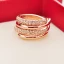 Unieke Goud Rhinestone Kruis Ringen instellen Legering Avond 2 stuks Ringen 2019 Accessoires
