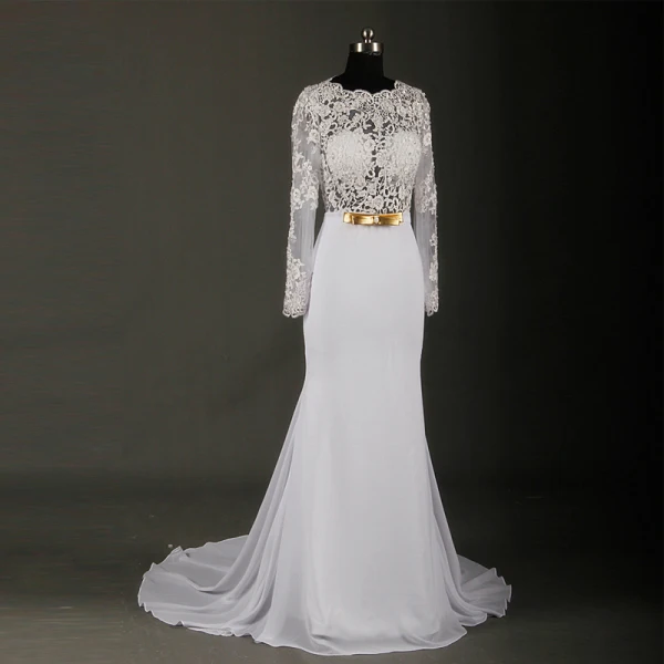 Amazing / Unique Ivory Court Train Wedding 2018 Trumpet / Mermaid Charmeuse Lace-up Appliques Backless Beading Pierced Sequins Wedding Dresses