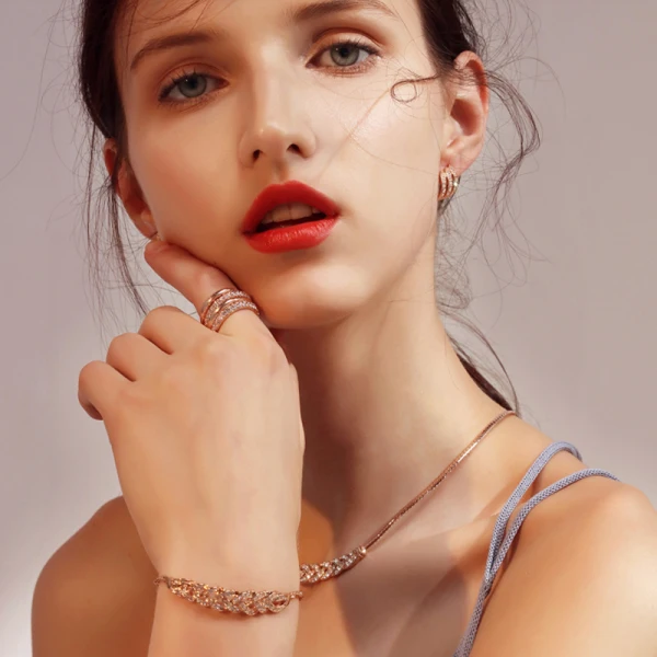 Unieke Goud Rhinestone Kruis Ringen instellen Legering Avond 2 stuks Ringen 2019 Accessoires
