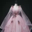 Elegant Blushing Pink Sequins Prom Dresses 2022 Ball Gown V-Neck Sleeveless Backless Floor-Length / Long Formal Dresses