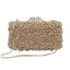 Mode Scintillantes Doré Faux Diamant Soirée Pochette 2022