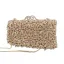 Mode Scintillantes Doré Faux Diamant Soirée Pochette 2022
