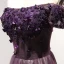 Chic / Beautiful Formal Dresses Evening Dresses  2017 A-Line / Princess Floor-Length / Long Off-The-Shoulder Short Sleeve Backless Pearl Lace Appliques Beading