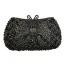 Fashion Rose Gold Rhinestone Bow Cocktail Party Evening Party Clutch Bags 2022