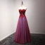 Chic / Beautiful Formal Dresses 2017 Evening Dresses  Red A-Line / Princess Floor-Length / Long Sweetheart Sleeveless Backless Lace Appliques Beading Rhinestone