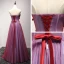 Chic / Beautiful Formal Dresses 2017 Evening Dresses  Red A-Line / Princess Floor-Length / Long Sweetheart Sleeveless Backless Lace Appliques Beading Rhinestone