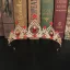Mode Röd Kristall Rhinestone Bröllop Brud Huvudbonad Tiara 2022