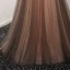 Chic / Beautiful Evening Dresses  Formal Dresses 2017 Brown A-Line / Princess Floor-Length / Long High Neck Sleeveless Backless Lace Appliques Beading Crystal