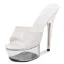 Sexy Black Rave Club Womens Sandals 2020 Patent Leather 15 cm Stiletto Heels Open / Peep Toe Sandals