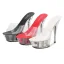 Transparent White Rave Club Womens Sandals 2020 14 cm Stiletto Heels Open / Peep Toe Sandals