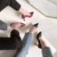 Schlicht Beige Büro OL Pumps 2020 Lackleder 12 cm Stilettos Spitzschuh Pumps