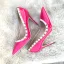 Schöne Schwarz Abend Pumps 2020 Niet Lackleder 10 cm Stilettos Spitzschuh Pumps