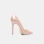 Chic / Beautiful Pearl Pink Street Wear Leather Pumps 2021 Patent Leather 10 cm Stiletto Heels Pointed Toe High Heels Pumps