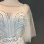 Luxe Ivoire Robe De Soirée 2018 Trompette / Sirène Perlage Perle Faux Diamant Paillettes Encolure Dégagée Dos Nu 3/4 Manches Train De Balayage Robe De Ceremonie