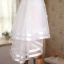 Modest / Simple White Wedding Short Striped Tulle 1.5 m Wedding Veils 2018