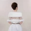 Blanche Hiver En Dentelle Paillettes Fausse Fourrure Mariage Promo Châles 2017