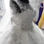 Luxury / Gorgeous White Royal Train Wedding 2018 Tulle U-Neck Backless Beading Crystal Rhinestone Ball Gown Wedding Dresses