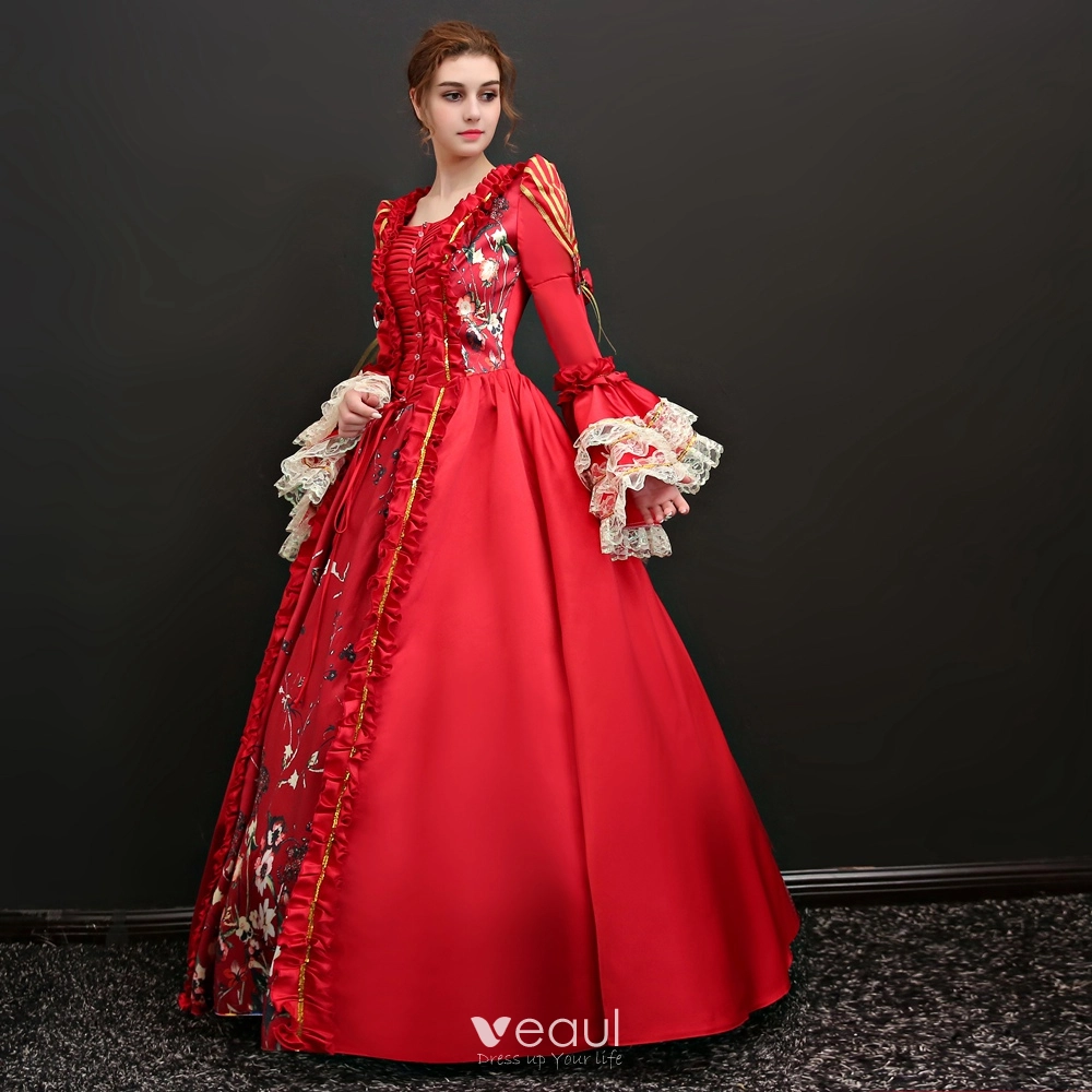 Vintage Originale Traditionnel Longue Robe Boule Bleu Marine Robe De Bal 2018 Lacer U Cou Charmeuse