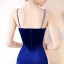 Sexy Bleu Roi Robe De Soirée 2017 Trompette / Sirène Bretelles Spaghetti Dos Nu Perlage Paillettes Soirée Robe De Ceremonie