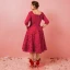 Lovely Burgundy Plus Size Graduation Dresses 2018 A-Line / Princess Tulle V-Neck Lace-up Appliques Backless Homecoming Formal Dresses