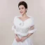 Blanche Hiver En Dentelle Paillettes Fausse Fourrure Mariage Promo Châles 2017
